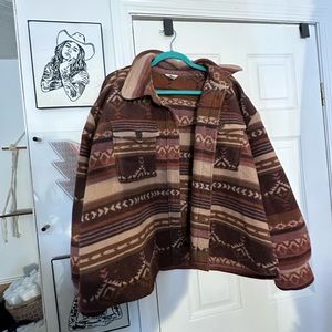 Aztec fleece jacket